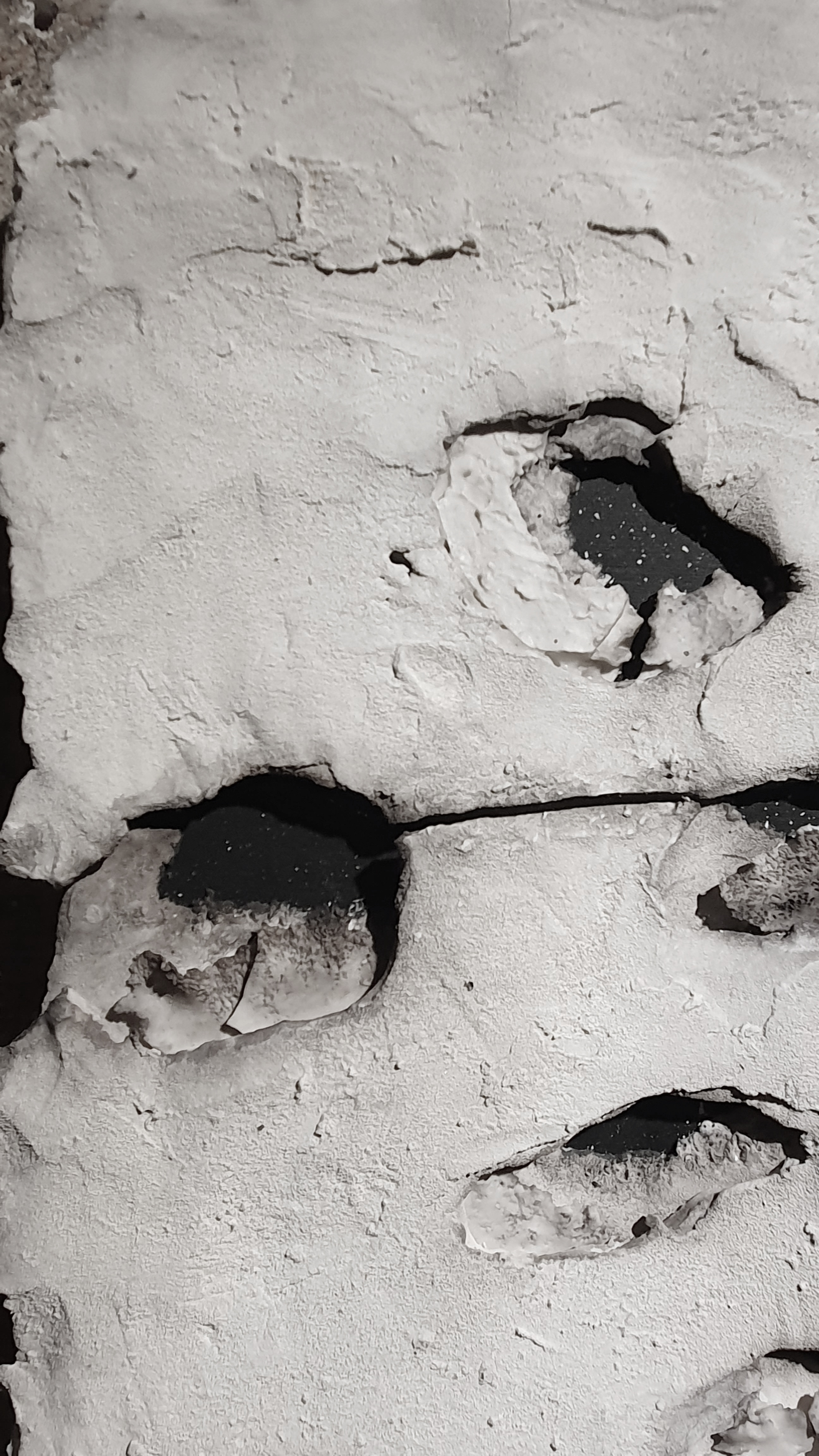 Detail of ceramic relief Melting